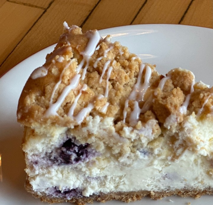 Blueberry Crumb Cheesecake