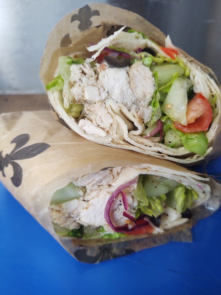 Greek Chicken Wrap