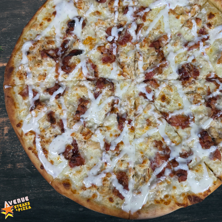 Chicken Bacon Ranch Pizza