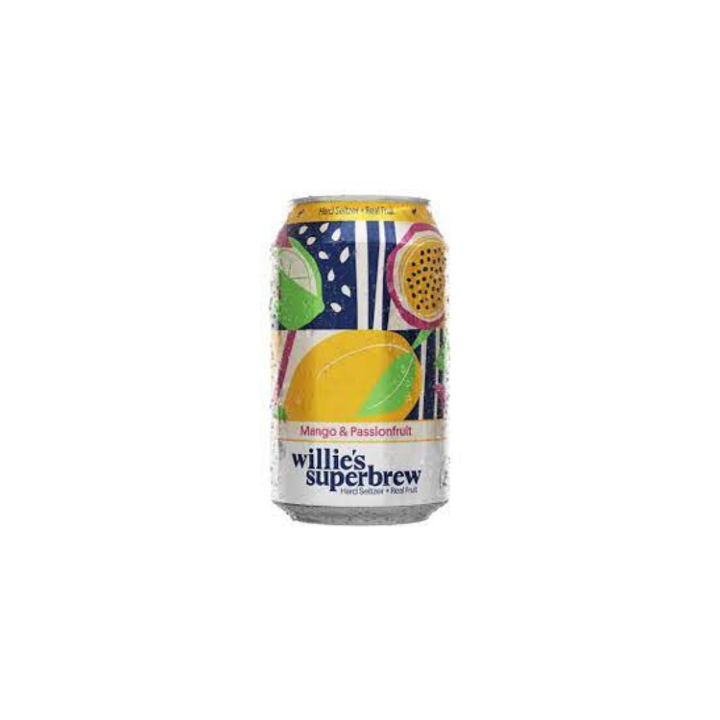 WILLIE'S SUPERBREW MANGO AND PASSION FRUIT SPIKED HARD SELTZER