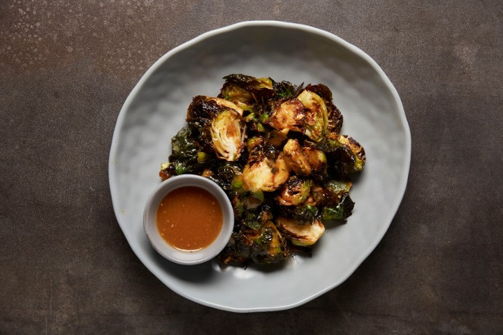 Fried Miso Brussels Sprouts