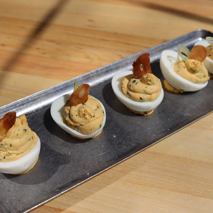 Thai Chile Deviled Eggs