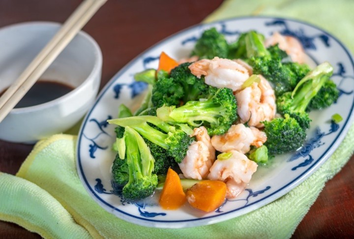 Shrimp with Broccoli (L)