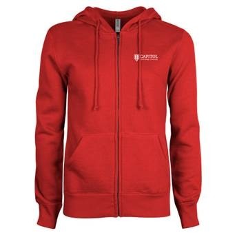 Red Zip Hood