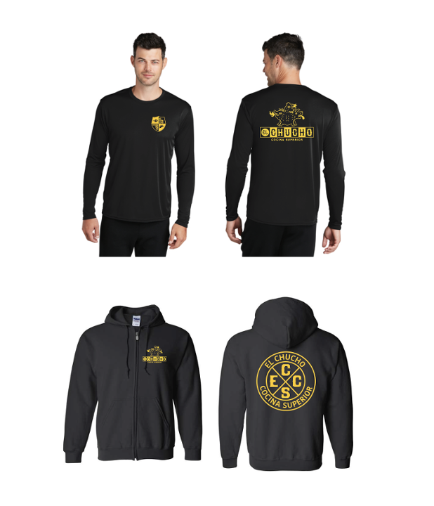 Long Sleeve Shield and rocker BLK/Yellow Athletic