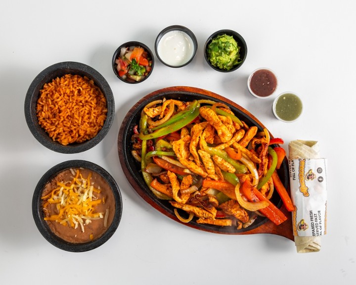 12. Fajitas chicken or steak