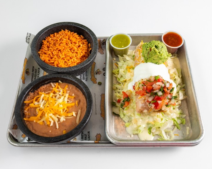 9. Chimichanga plate