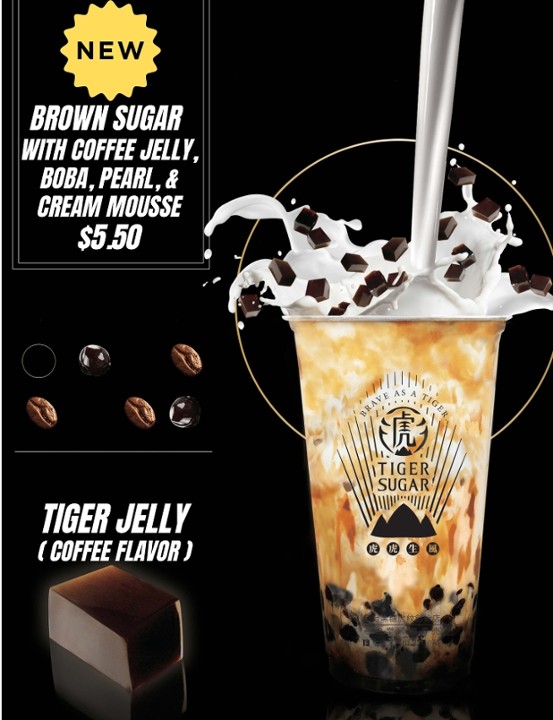 Black Sugar Coffee Jelly Milk