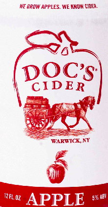 Rotating Local Cider- Doc's Cider- Must Be Accompanied With Food