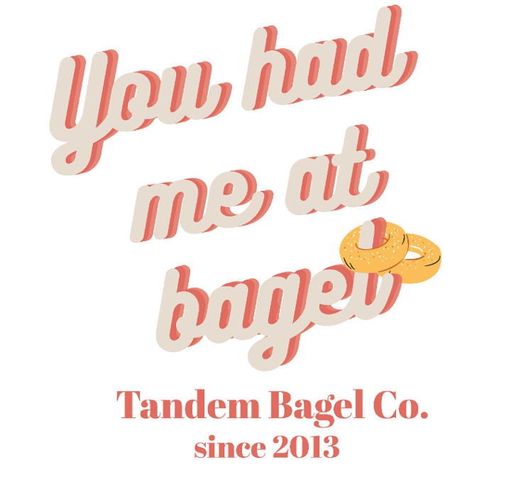 "You Had Me at Bagel" Vinyl Sticker