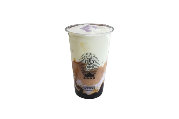 Taro Milk w/ Taro Pudding & Boba