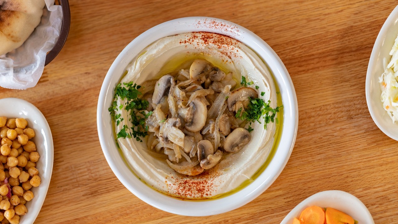 Hummus Mushrooms / חומוס פטריות