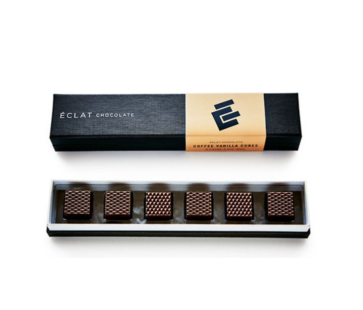 Eclat Coffee Vanilla Cubes 6 piece box