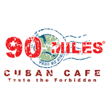 90 Miles Cuban Cafe Logan Square logo