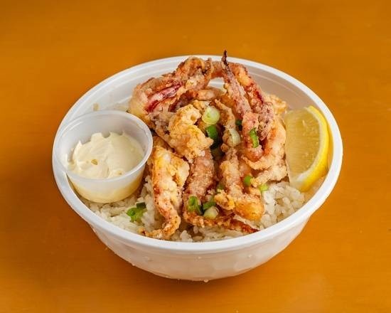 Karaage Squid Donburi