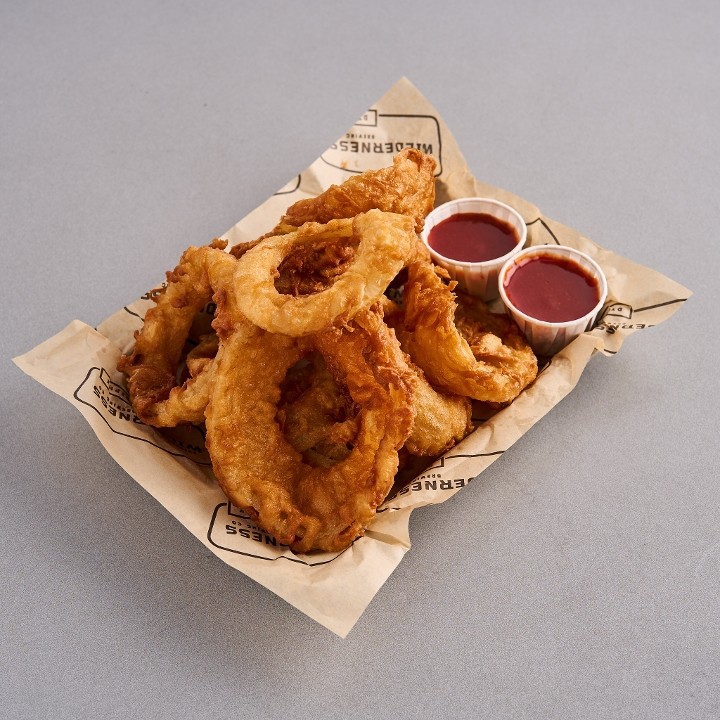 Waffle Battered Onion Rings