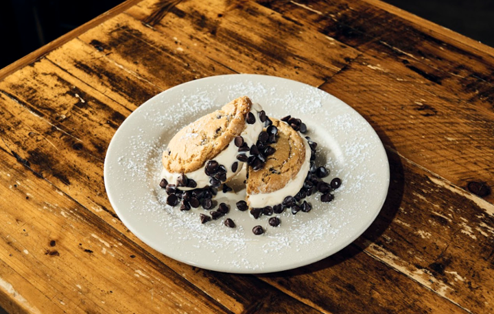 Chocolate Ice Cream Cookie Sandwich