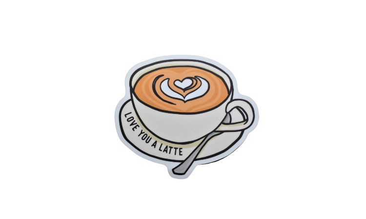 Latte Love Sticker