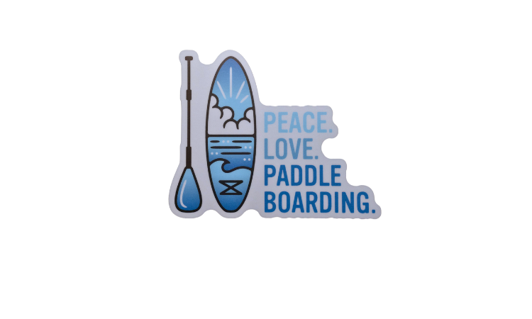 Paddle Boarding Sticker