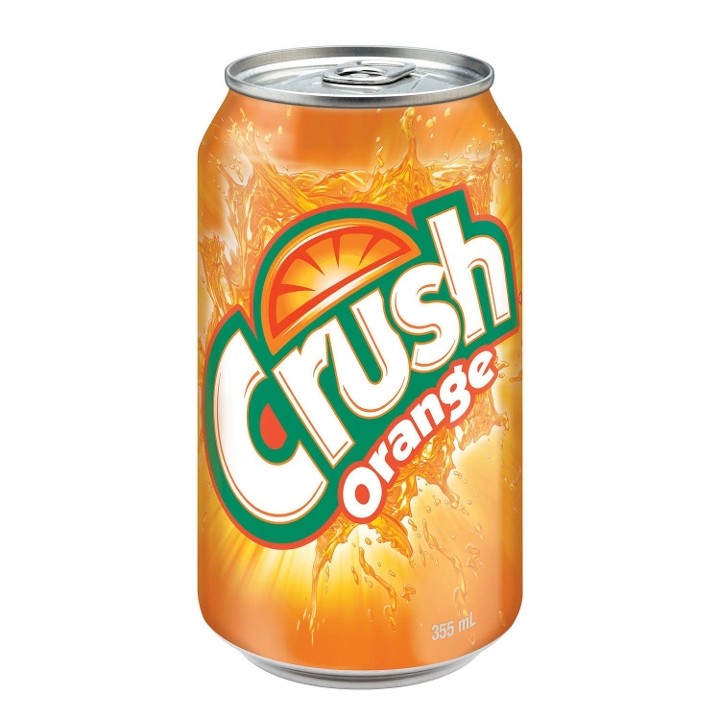 Orange Crush Soda Can