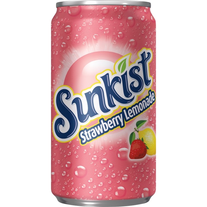 Sunkist Strawberry Lemonade Soda - Can