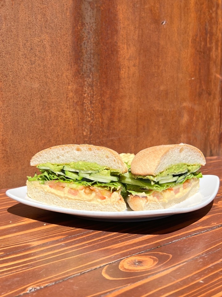 Vegan Hummus Sandwich (V)