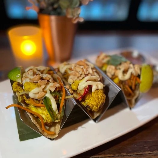 Thai Cauliflower Tacos