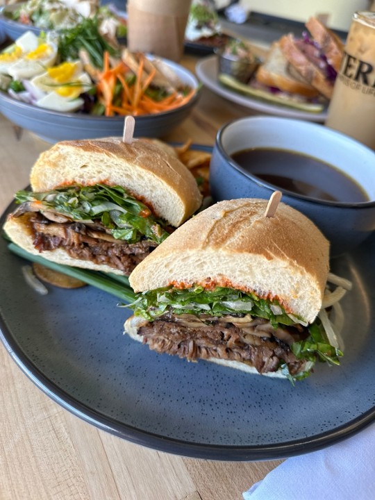 Braised Brisket Pho Dip Sando