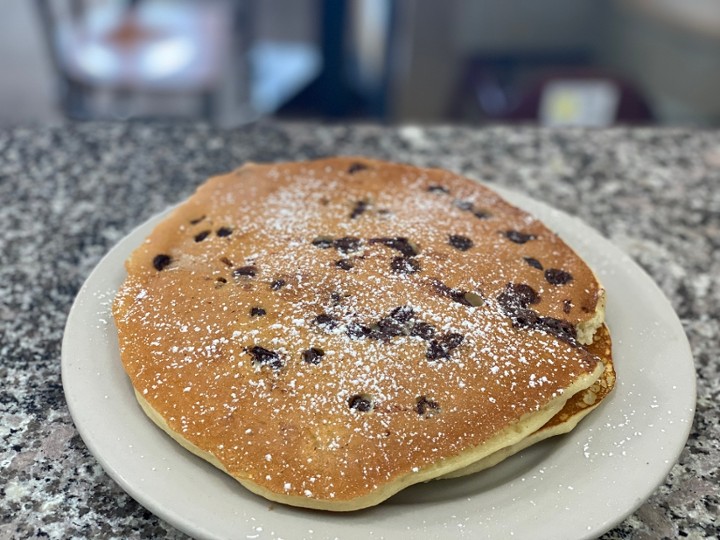 3 CHOCOLATE BUTTERMILK PANCAKES