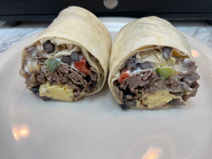 STEAK BREAKFAST BURRITO