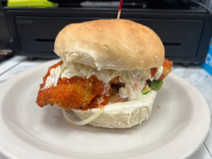 BUFFALO FRIED CHICKEN WITH RANCH