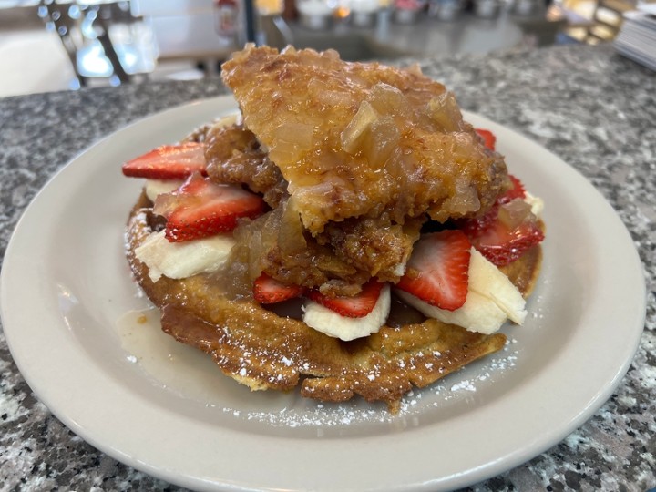 FRIED CHICKEN AND WAFFLES