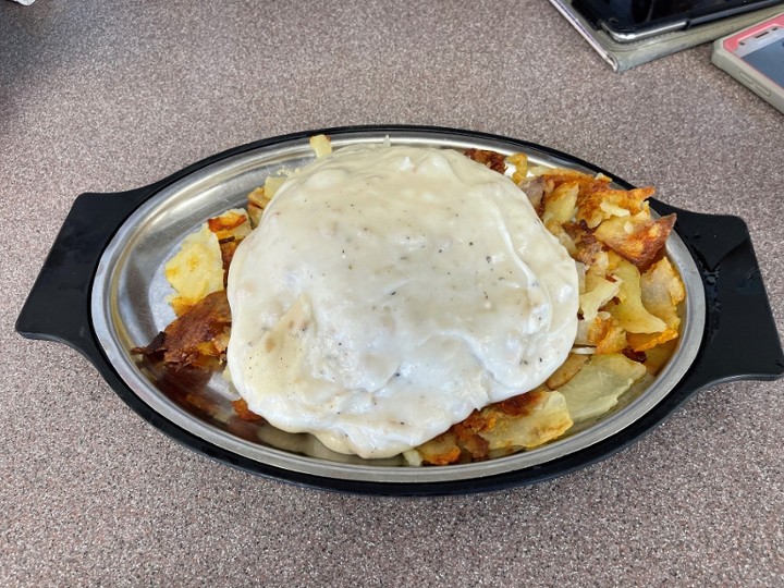 Country Fried Steak Skillet