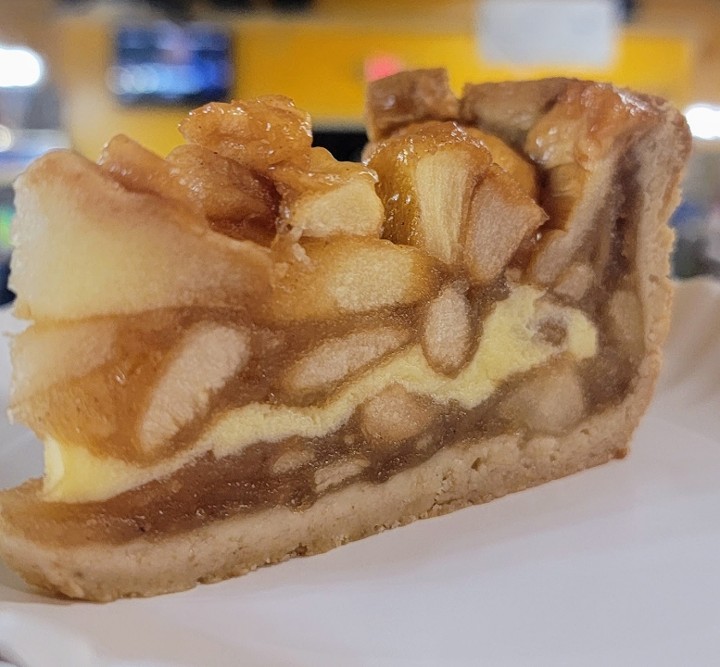 Apple Bavarian Tart slice