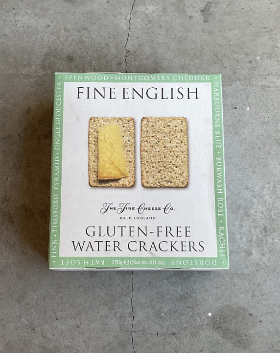 Fine English Gluten Free Water Crackers