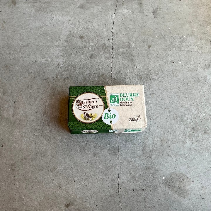 Isigny Organic Butter Unsalted 200g