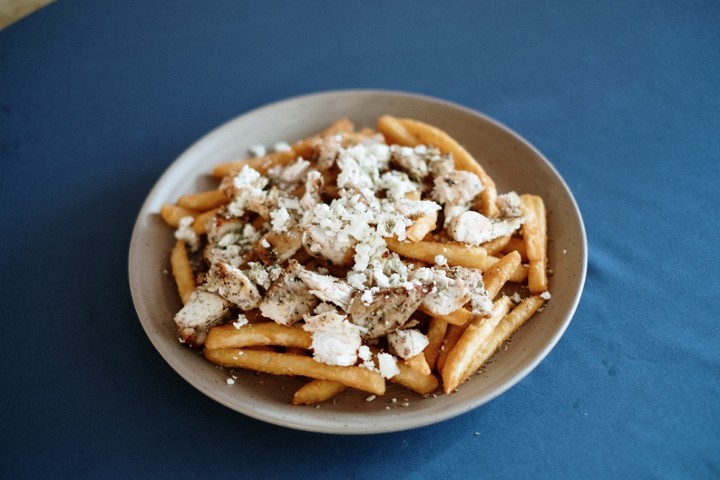 Chicken Souvlaki Poutine