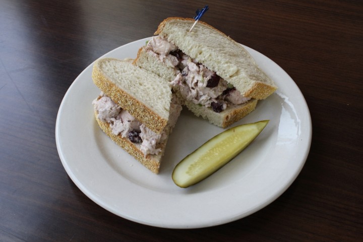 Cranberry-Walnut Chicken Salad Sandwich