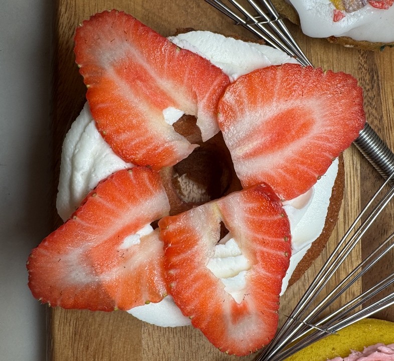 Strawberry Bliss Cheesecake Donut