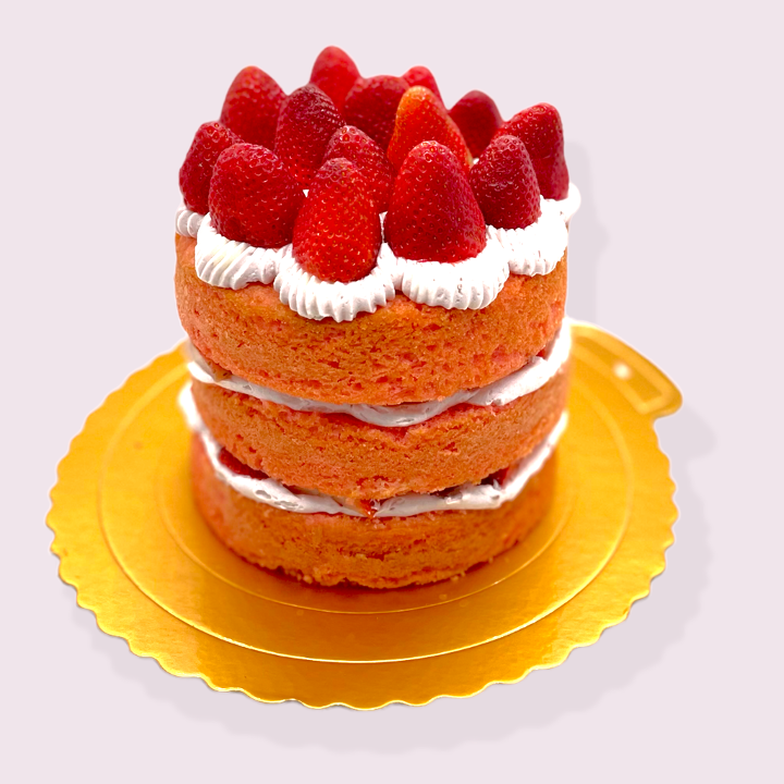 Basic Strawberry 3 Tier 6 inch