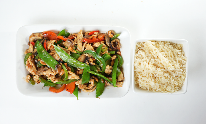 Asian-Seared Cashew Chicken