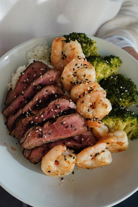 Surf & Turf Rice bowl