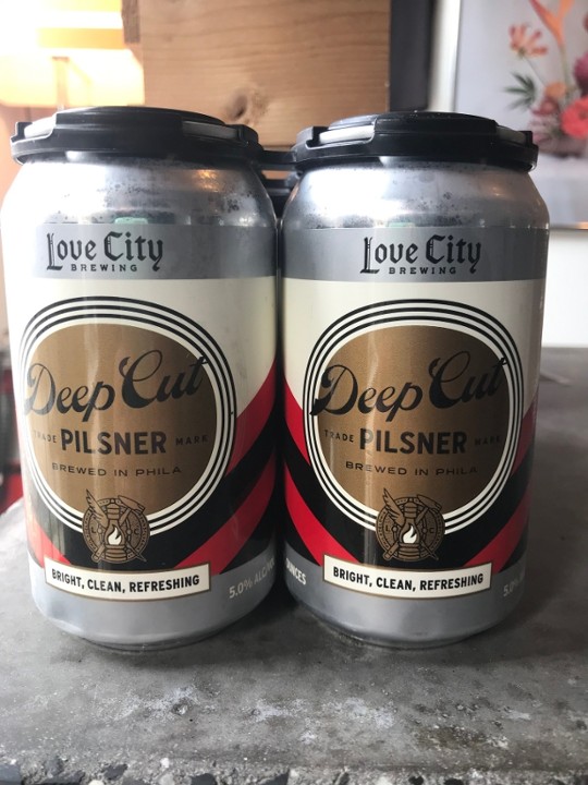 Love City Deep Cut Pilsner 6/pk 12-oz cans
