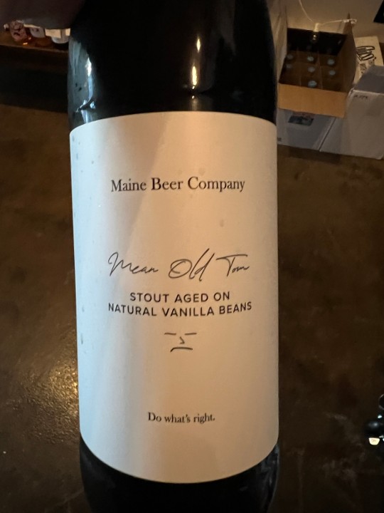 Maine Beer Co. Mean Old Tom Single Pint Bottle