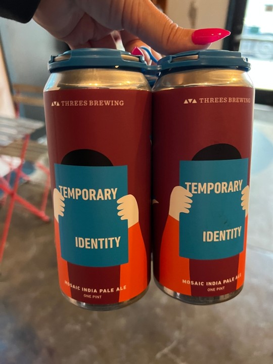 Threes Temporary Identity 4/pk 16-oz Cans
