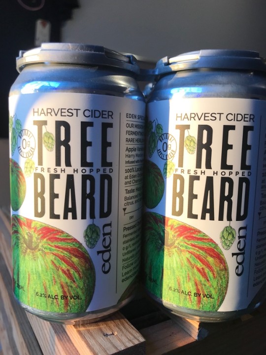 Harvest Cider Eden Tree Beard 4/pk 12-oz cans