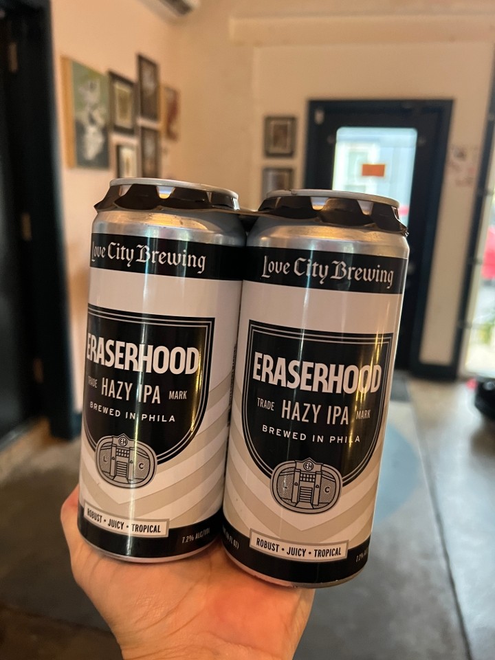 Love City Eraserhood IPA 4/pk 16-oz Cans