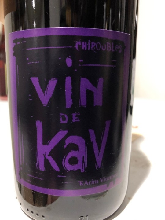 Karim Vionnet Chiroubles Vin de Kav Gamay