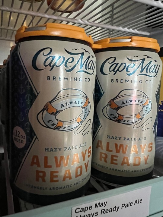 Cape May Always Ready Pale Ale 6/pk 12-oz cans