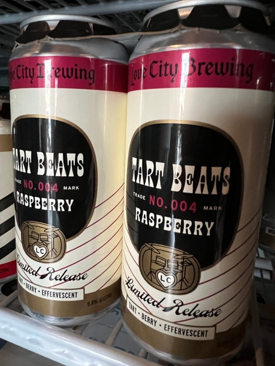 Love City Raspberry Tart Beats 4/pk 16-oz. cans